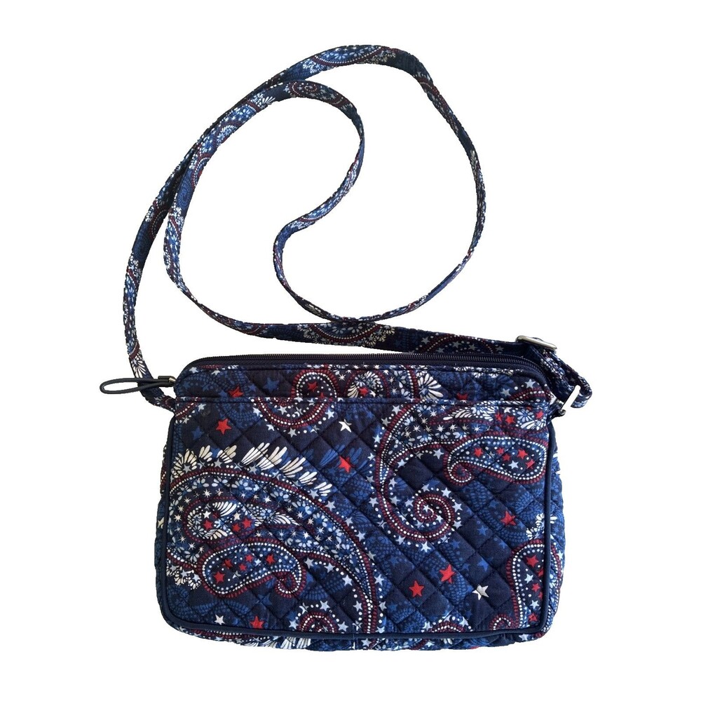 VERA BRADLEY Crossbody Shoulder Bag - Summer Stars Pattern- NWOT - Picture 4 of 8
